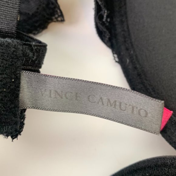 Vince Camuto Black Lace Band Bra - Picture 3 of 6